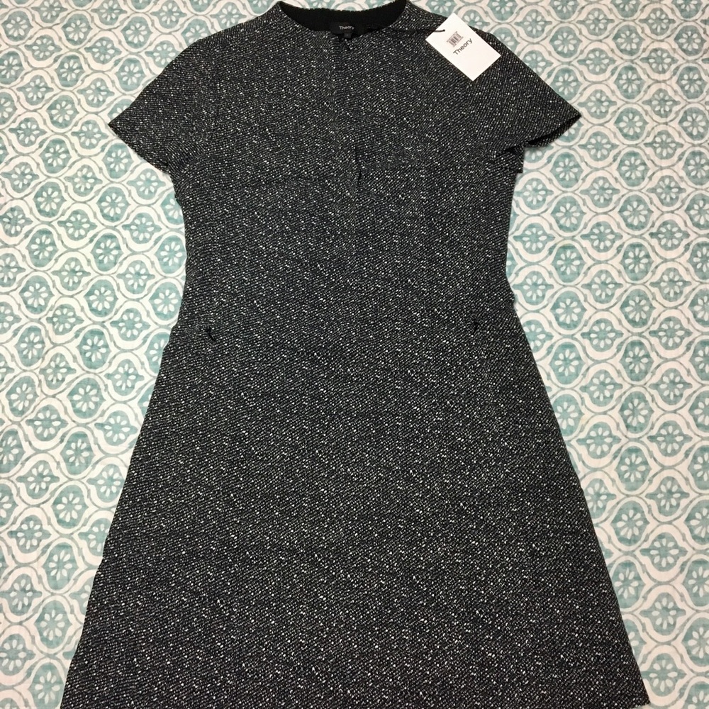 NWT Theory Apalia Printed Dress SZ 8