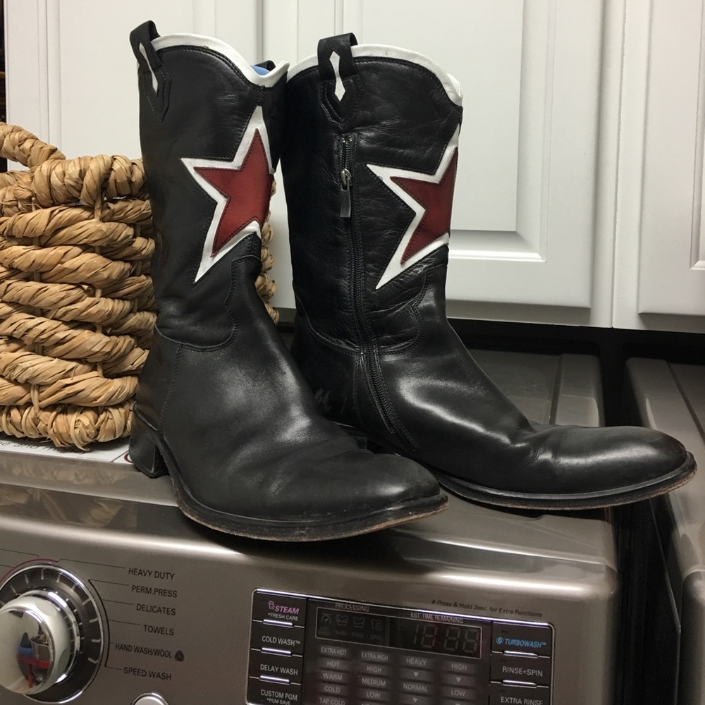 Men’s soft leather These are real deal !ROCK STAR