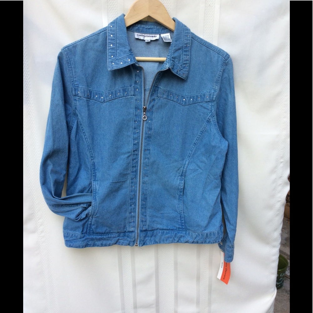 NWT Cathy Daniels Jean jacket