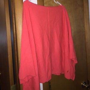 100% CASHMERE juicy couture poncho with arm holes