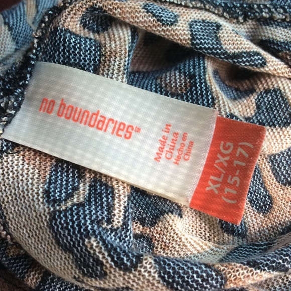 No Boundaries Leopard Print Blouse - Picture 5 of 6