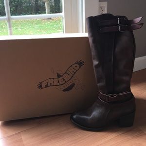 Brand new FREEBIRD by Steven leather boots