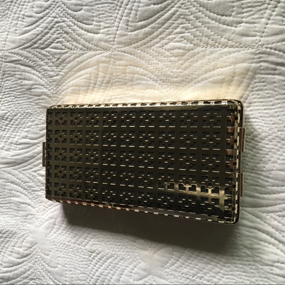 Inc gold  clutch/crossbody - Picture 1 of 3