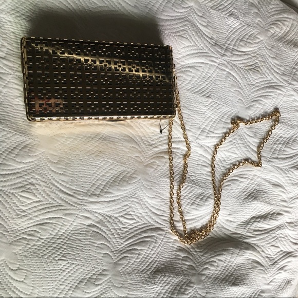 Inc gold  clutch/crossbody - Picture 3 of 3