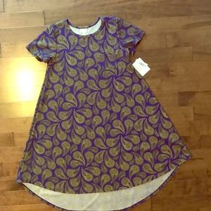 NWT Lularoe Carly - Purple and Gold 💜💛