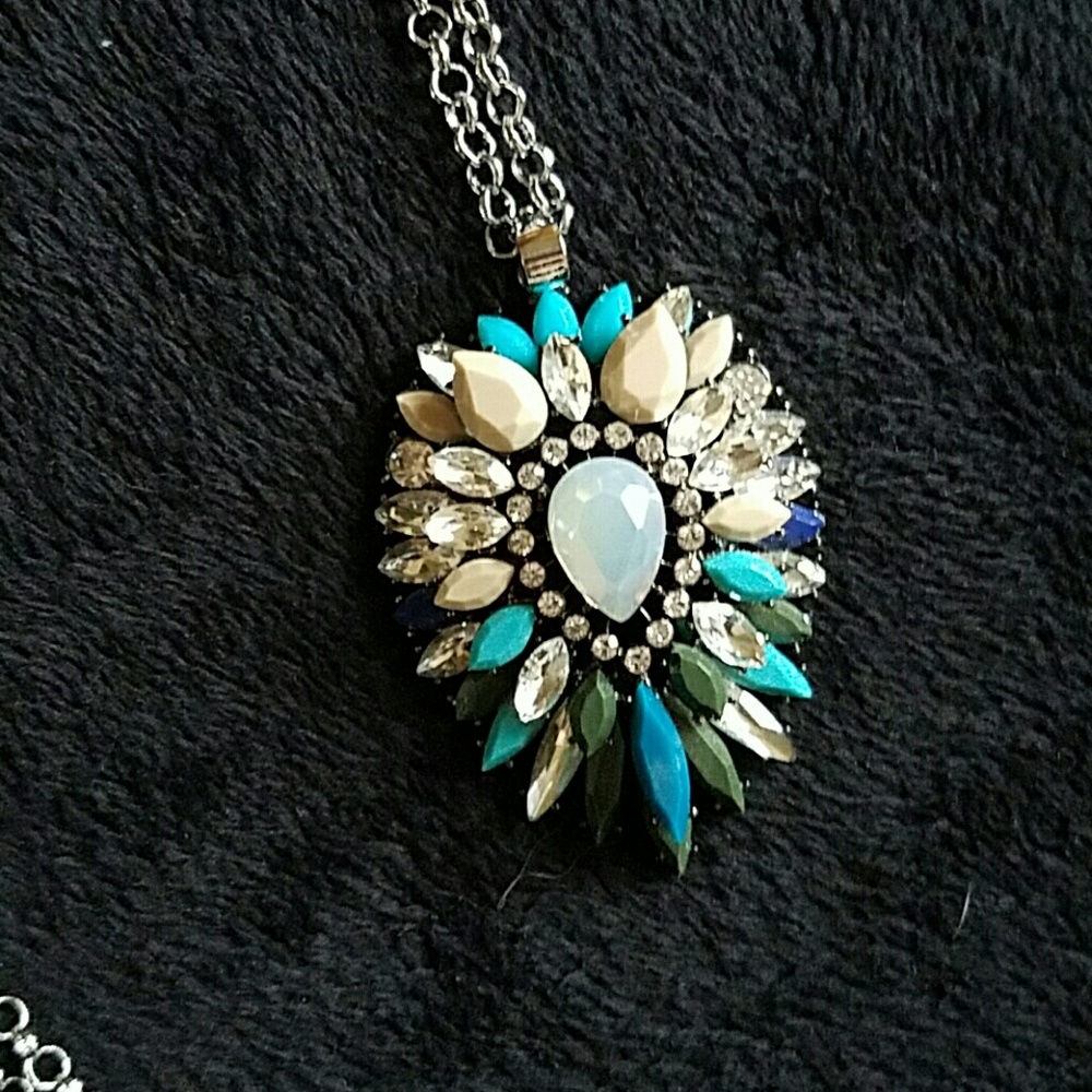 Beautiful Peacock color necklace
