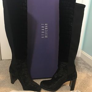 Stuart Weitzman Hijack over the knee suede boots
