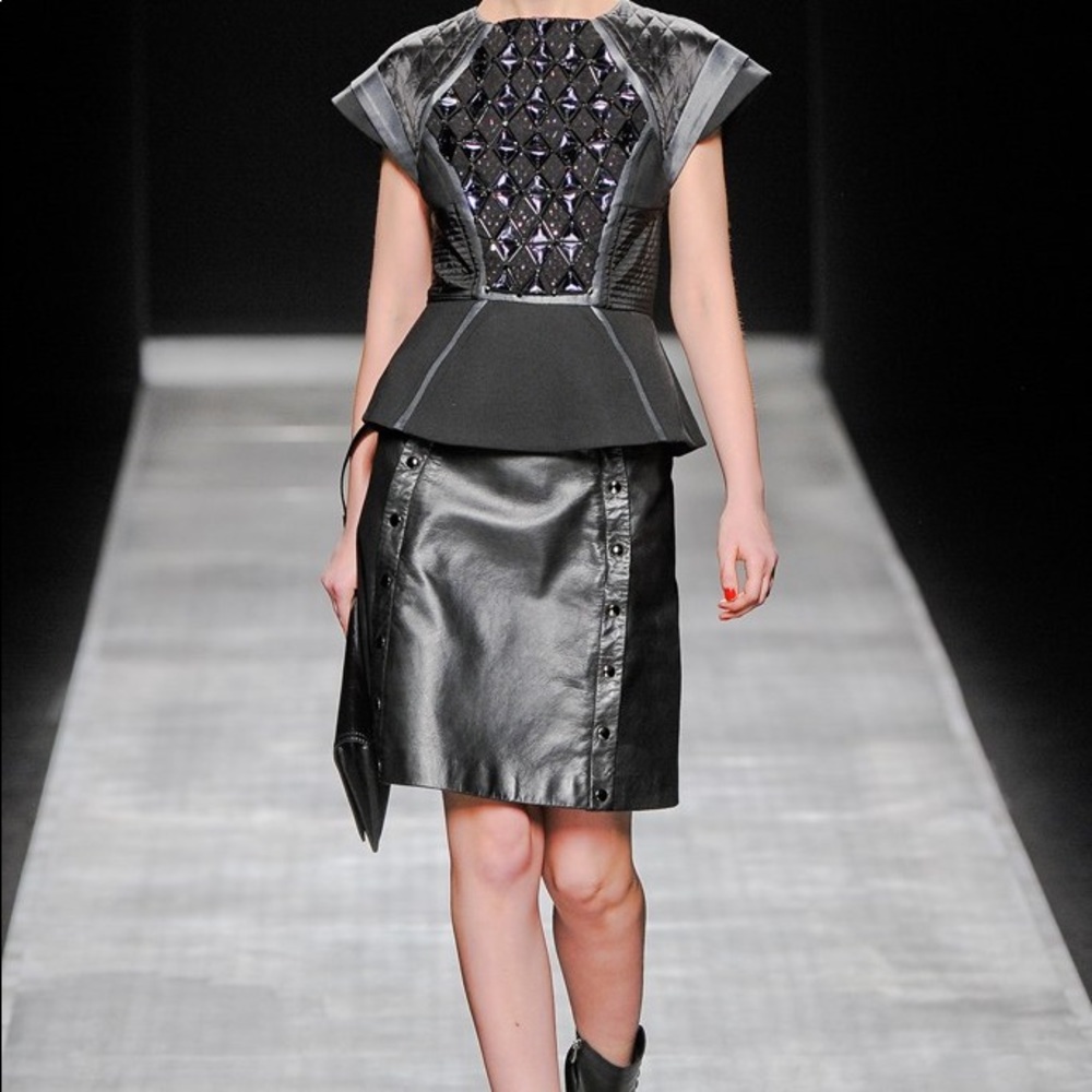 Max Mara Leather Skirt▪️▪️Sportmax