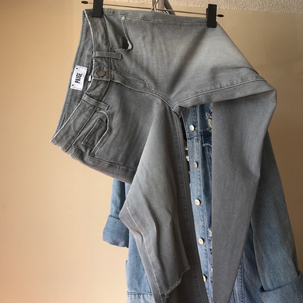 Grey Paige Jeans