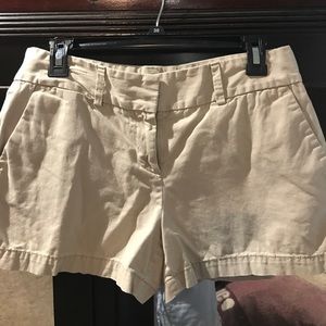 Khaki size 4 Ann Taylor Loft shorts