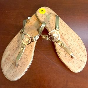 MICHAEL KORS Jelly Cork Flat Sandals