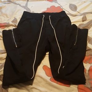 H&M Fear of God Style Drop Crotch Zipper Pants