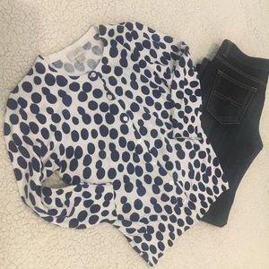 Loft polkadot sweater