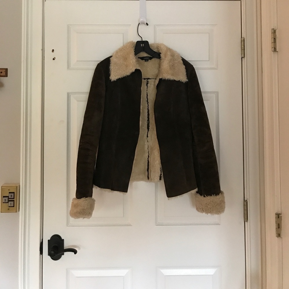 Express leather jacket