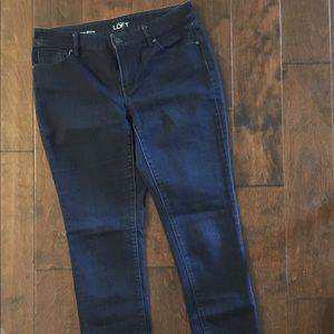 Loft Curvy skinny jeans