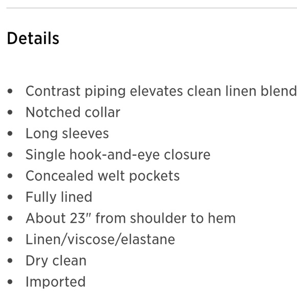 Elie Tahari Heidi Jacket Navy - Picture 7 of 7