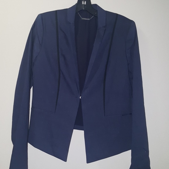 Elie Tahari Heidi Jacket Navy - Picture 4 of 7