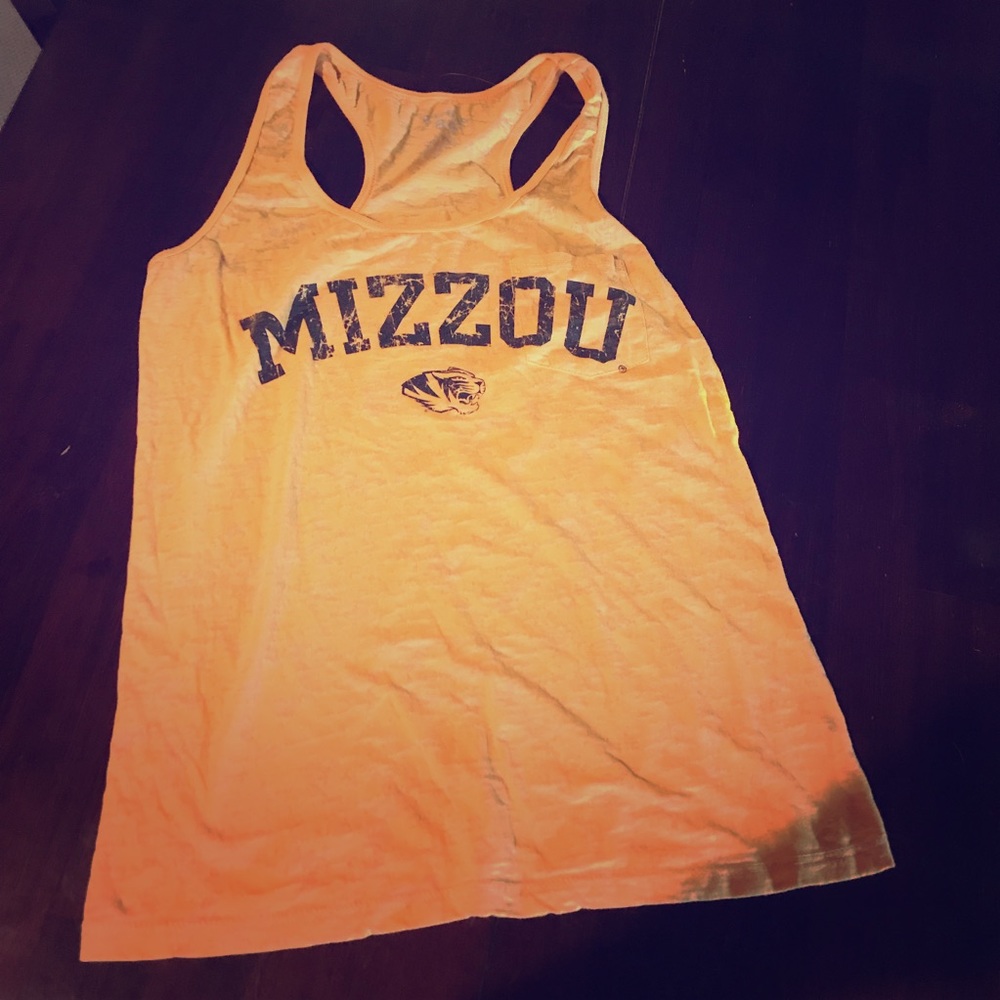 Mizzou Razor Back Burn out tank