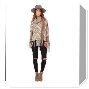Free people be the one poncho