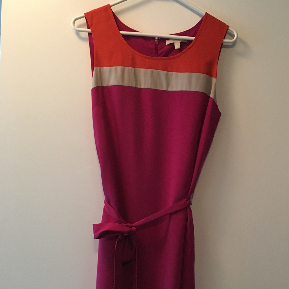 Banana republic color block dress