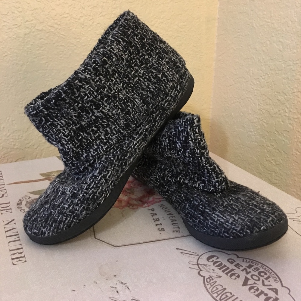 Black & white booties