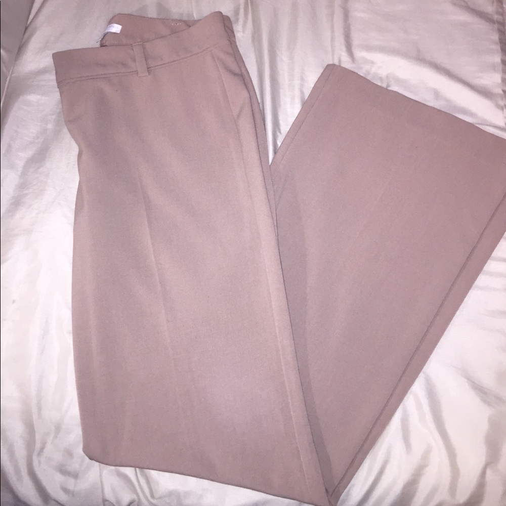 Khaki colored dress pants