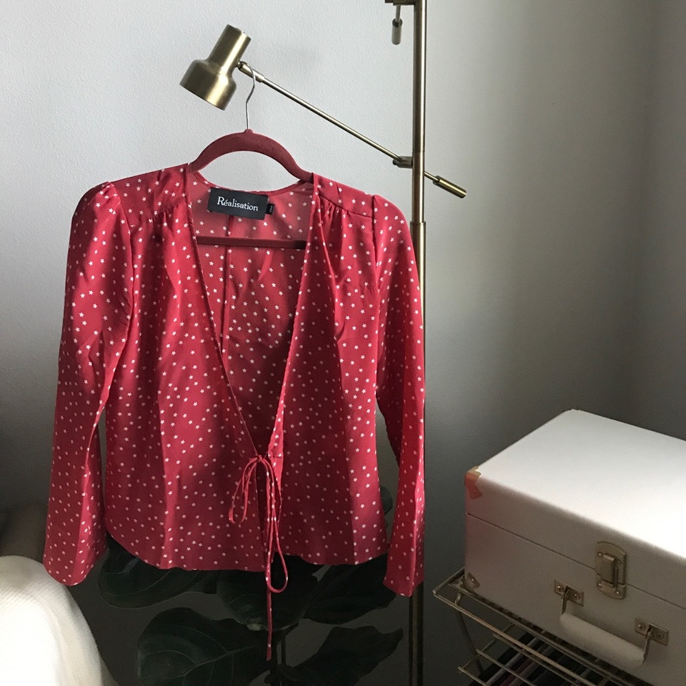 Realisation par Bianca top in red star XXS - Picture 1 of 4