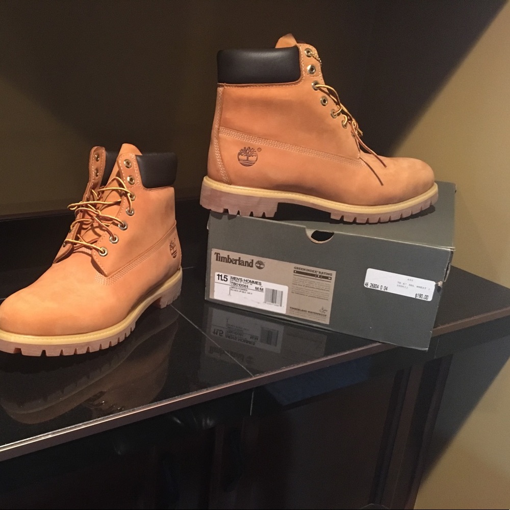 Men's Timberland Boots-Wheat
