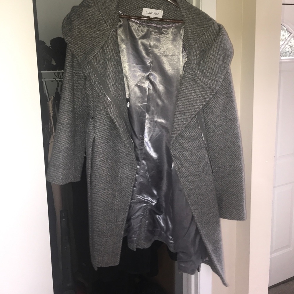 Calvin Klein Grey Peacoat 100% Auth Never Worn