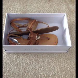 New Unworn Brown Tommy Hilfiger Sandals