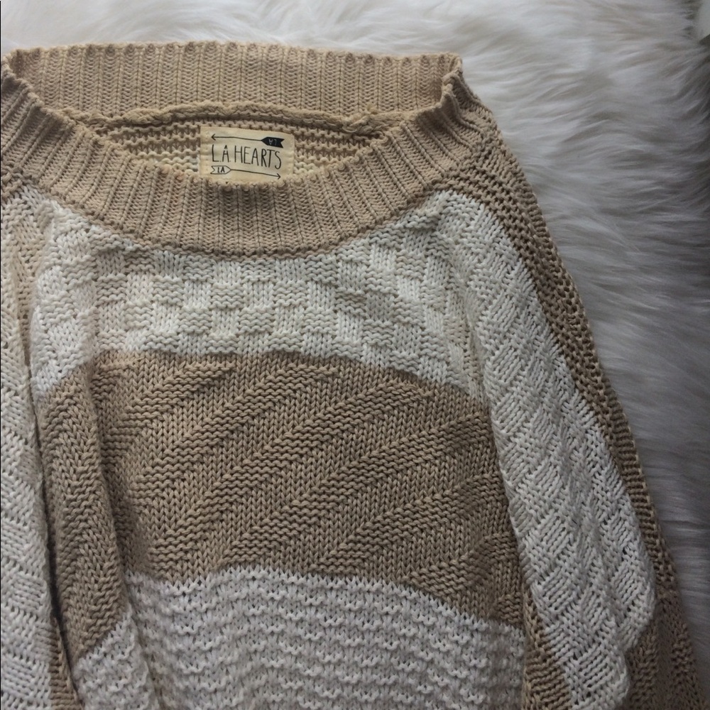LA Hearts Oversized Knit Sweater