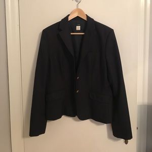 J. Crew 3 button navy blazer