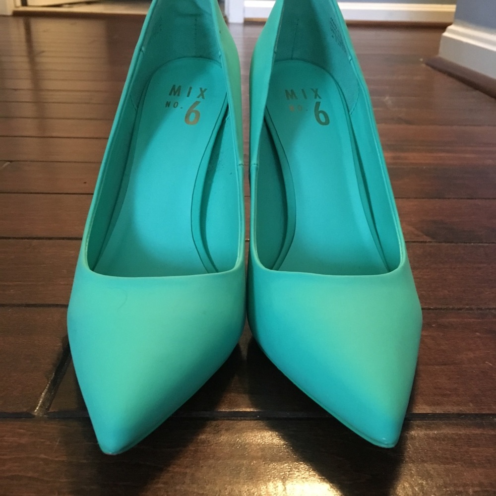 Standout Seafoam Green Heels