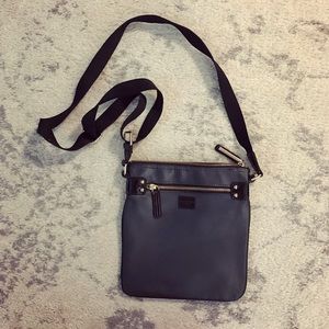 Gray & black nylon Victoria’s Secret crossbody bag