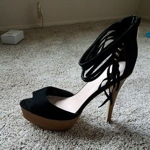 High heel shoes