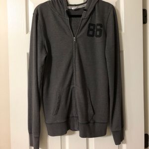 Victoria Secret Gray Zip Up Hoodie