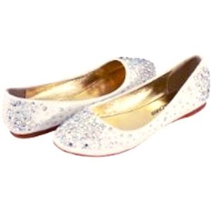 White Flats Encrusted with crystals
