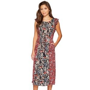 Lucky ruffle maxi dress