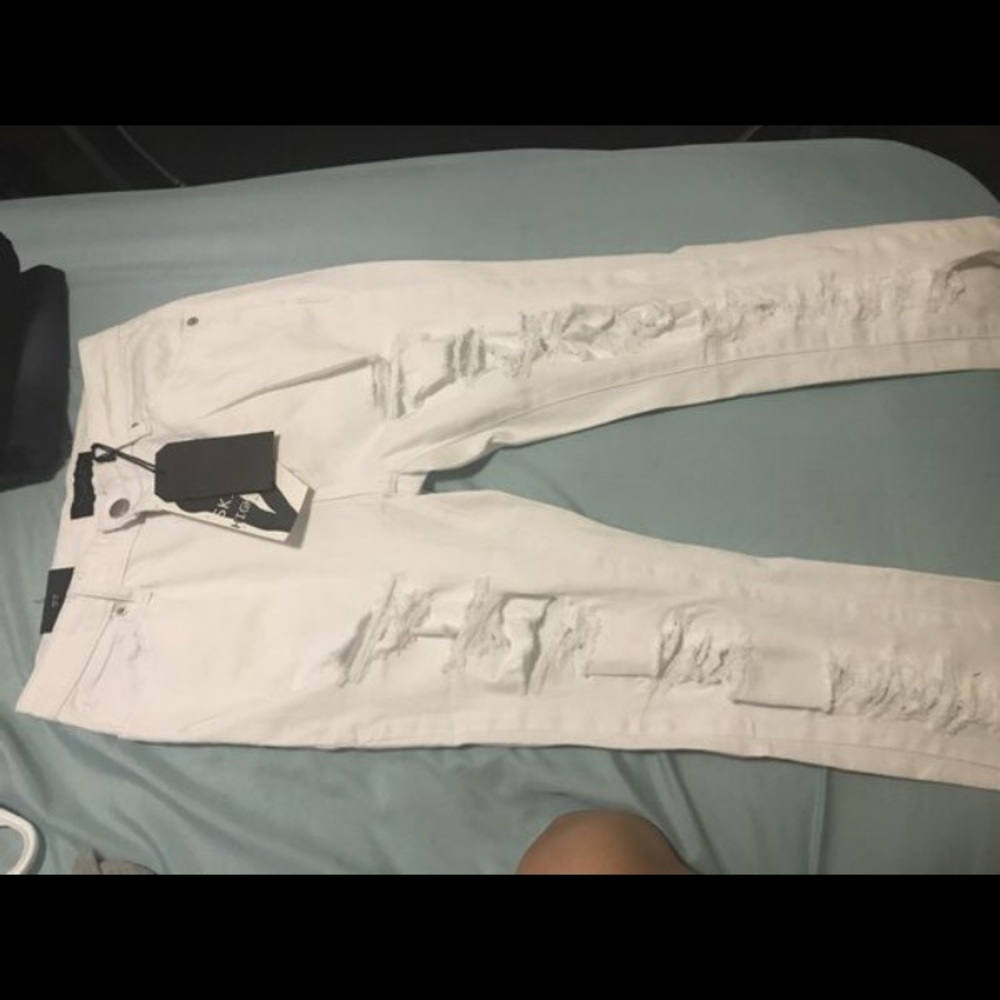 White jeans