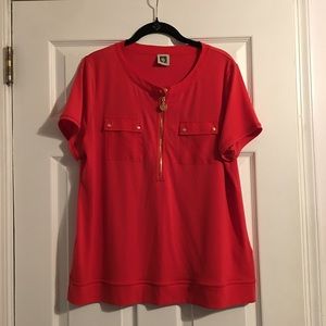 Anne Klein Short Sleeve Top