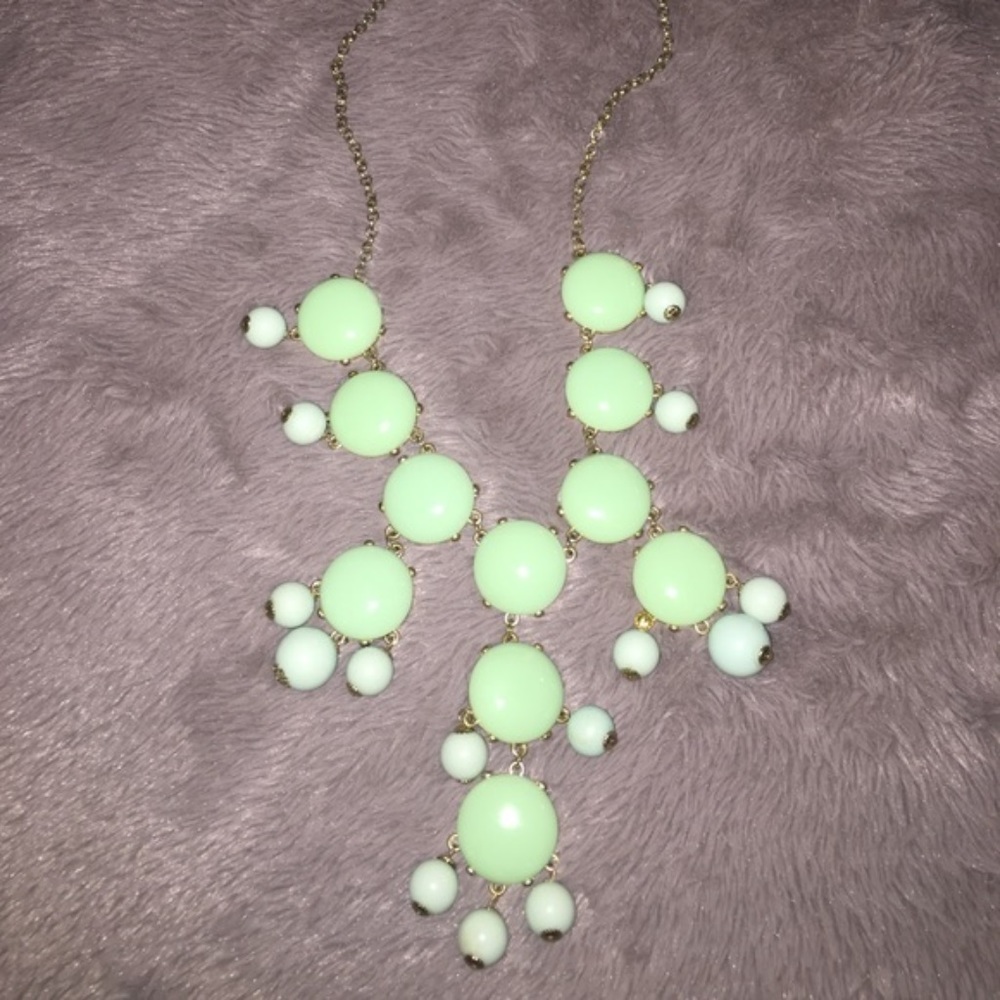 Mint Green Statement Necklace
