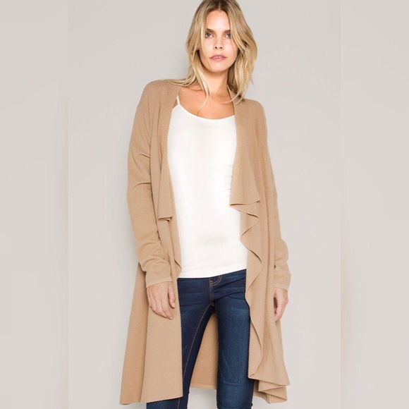 Coffee Shop Cardigan in Latte - Picture 4 of 8