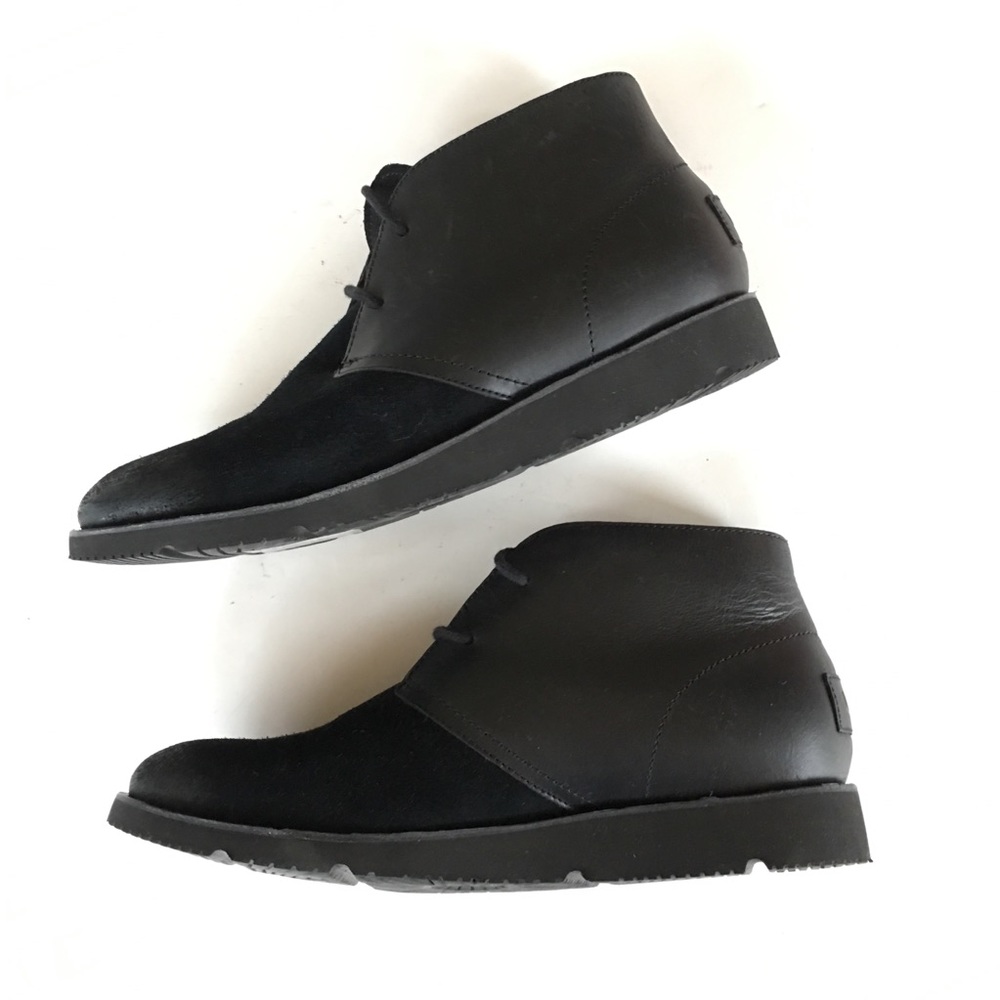 NEW UGG black ankle chukka boots warm winter 39.5 - Picture 3 of 8