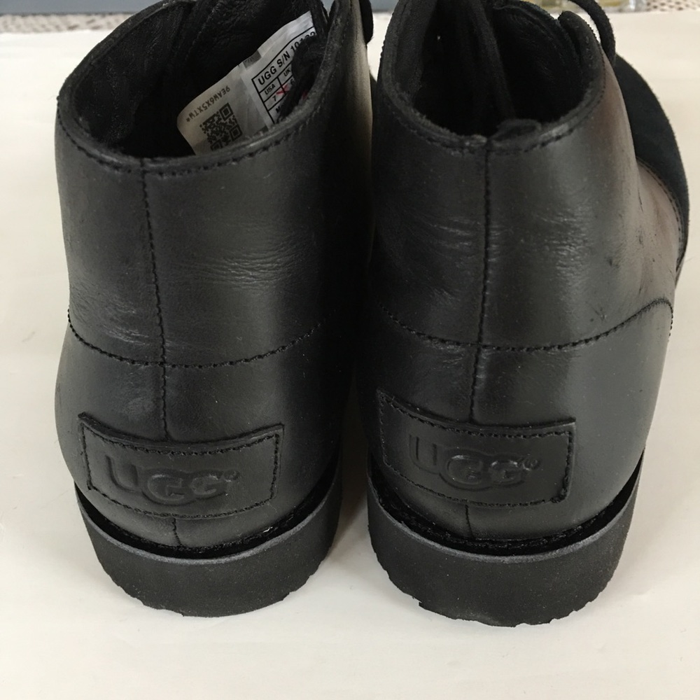 NEW UGG black ankle chukka boots warm winter 39.5 - Picture 4 of 8