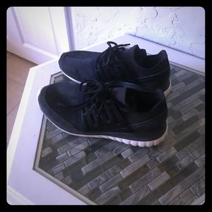 Adidas royal blue and white style shoes