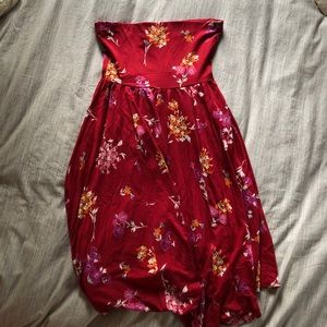 Strapless Express dress