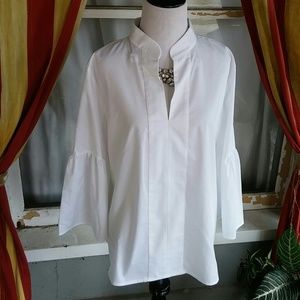 Worthington beautiful classic white top