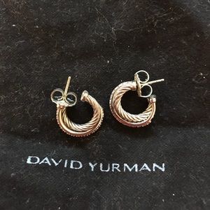 David Yurman crossover earrings