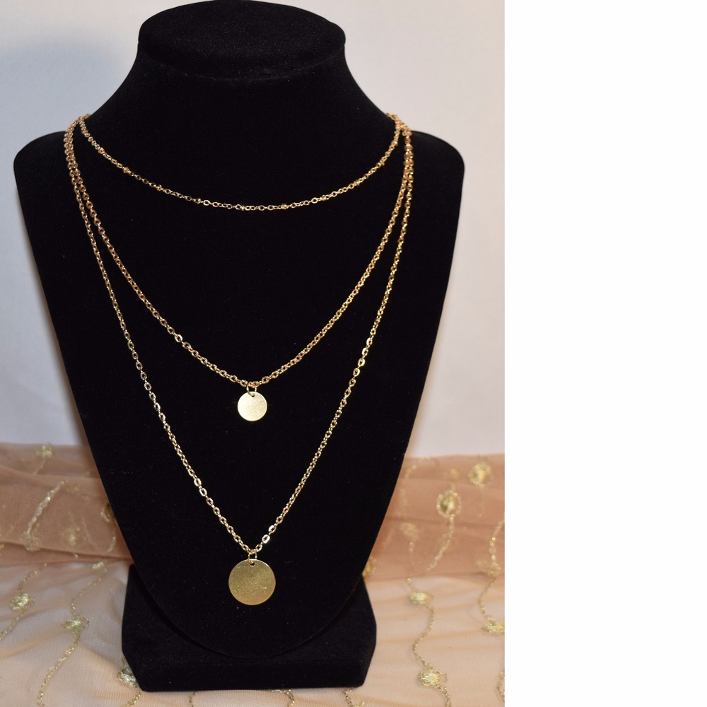 " Sale" - Layered pendant necklace-sale