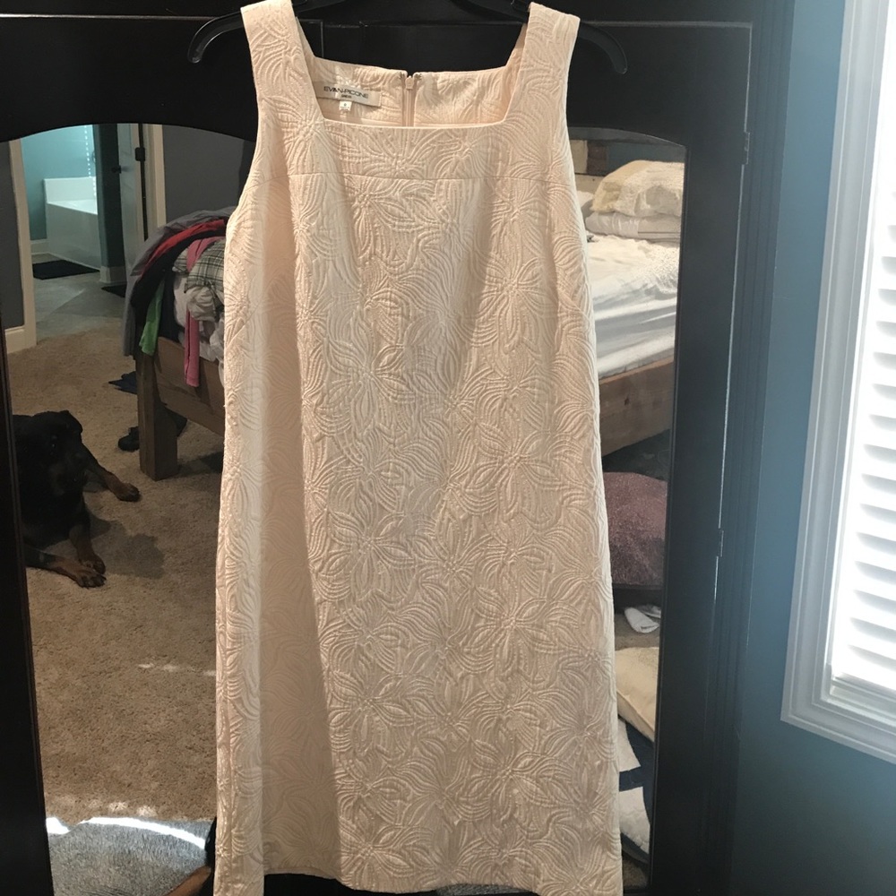 Ivory size 8 Evan Picone dress